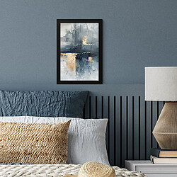 Avis Muchowow Art Gris Or Abstrait - 20 x 30 cm