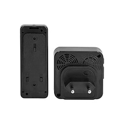 Nedis Kit de Sonnette sans fil 110dB Portée 150m IP55 58 Mélodies Noir