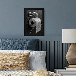 Avis Muchowow Affiche encadrée WC paillettes - 20x30 cm