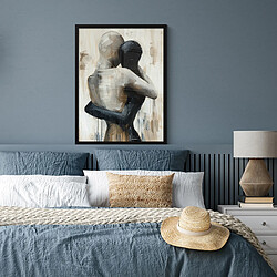 Avis Muchowow Abstrait - Amour - Noir et blanc - Moderne - 60x80 cm