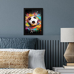 Avis Muchowow Affiche encadrée Football - 20x30 cm