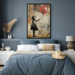 Avis Muchowow Graffiti Banksy Fille - 80x120 cm