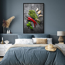 Avis Muchowow Poivre Herbes Épices Béton - 80x80 cm