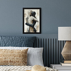 Avis Muchowow Abstrait Amour noir et blanc - 20x30 cm