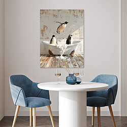 Acheter Muchowow Vintage Pingouin bain - 60x60 cm