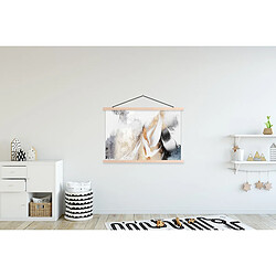 Avis Muchowow Luxe Abstrait Or Blanc - 120 x 120 cm