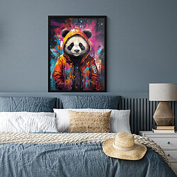 Avis Muchowow Poster Panda Graffiti - 60x80 cm