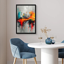 Acheter Muchowow Art moderne orange gris - 40x60 cm