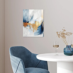 Acheter Muchowow Or Bleu Aquarelle Art Moderne - 30x40 cm
