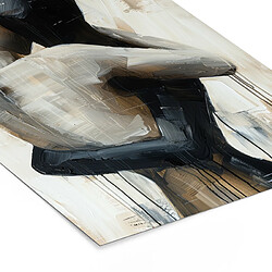 Muchowow Abstrait - Amour - Noir et blanc - Moderne - 60x80 cm pas cher