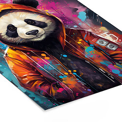 Muchowow Poster Panda Graffiti - 60x80 cm pas cher