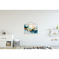 Avis Muchowow Abstrait Art Or Bleu - 90x90 cm