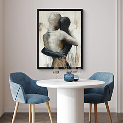 Acheter Muchowow Abstrait - Amour - Noir et blanc - Moderne - 60x80 cm