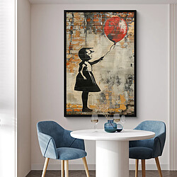 Acheter Muchowow Graffiti Banksy Fille - 80x120 cm