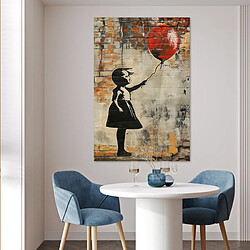 Acheter Muchowow Graffiti Banksy Fille Street art - 80x120 cm