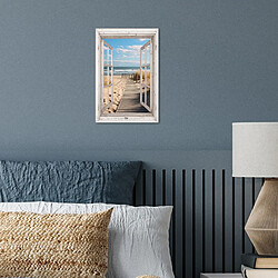 Avis Muchowow Affiche Fenêtre Mer - 20 x 30 cm
