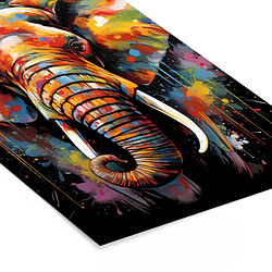 Muchowow Éléphant Graffiti - 20x30 cm pas cher