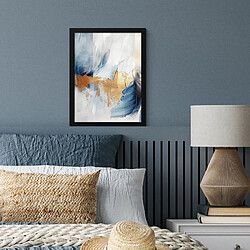 Avis Muchowow Or - Bleu - Aquarelle - Art - Moderne 30x40 cm - 30x40 cm