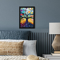 Avis Muchowow Arbre de vie - Fleurs - Hippie - 20x30 cm