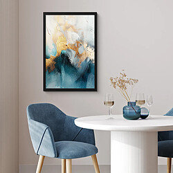 Acheter Muchowow Abstrait Art Or Bleu - 40 x 60 cm