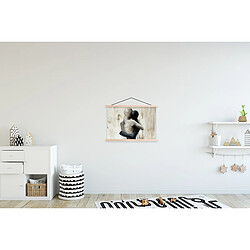 Avis Muchowow Abstrait Amour noir et blanc - 60 x 60 cm