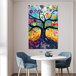 Acheter Muchowow Art Arbre de vie Fleurs Hippie - 80x120 cm