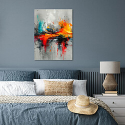Avis Muchowow Art moderne orange gris - 60x60 cm