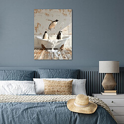 Avis Muchowow Vintage Pingouin bain - 60x60 cm