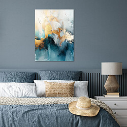 Avis Muchowow Abstrait Art Or Bleu - 60x80 cm