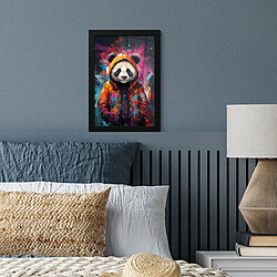 Avis Muchowow Panda Graffiti Orange - 20x30 cm