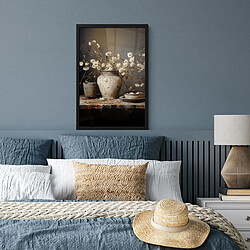 Avis Muchowow Nature morte - Fleurs - Bouquet - Vase - Vin - 40x60 cm