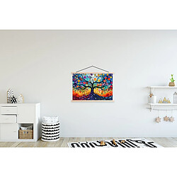 Avis Muchowow Art Arbre de vie Hippie - 90x90 cm