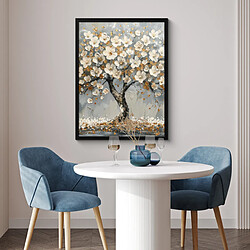 Acheter Muchowow Arbre fleurs blanc nature - 60 x 80 cm
