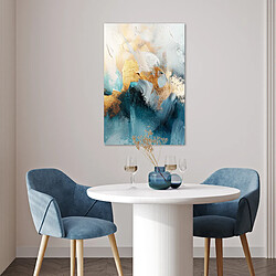 Acheter Muchowow Abstrait Art Or Bleu - 40x60 cm