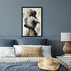 Avis Muchowow Abstrait Amour noir et blanc - 40x60 cm