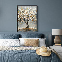 Avis Muchowow Arbre fleurs blanc nature - 60 x 80 cm