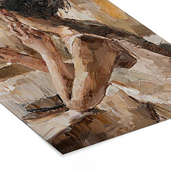 Muchowow Peinture Femme Vin - 60x80 cm pas cher