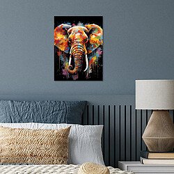 Avis Muchowow Éléphant graffiti noir - 30x40 cm