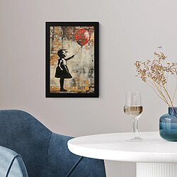 Acheter Muchowow Graffiti Banksy Fille - 20x30 cm