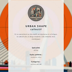 Tulup Urban Shape - 21 x 29,7 cm pas cher