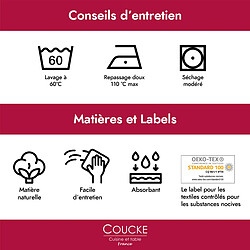 Avis Coucke Torchon imprimé en coton, BANANIA