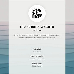 Tulup Leo Orbit Wagner - 42 x 59,4 cm pas cher
