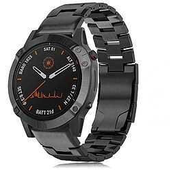 INF Bracelet de montre à libération rapide Garmin - 22 mm - Titane noir