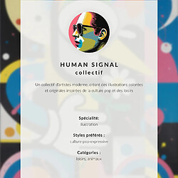 Tulup Human Signal - 29,7 x 42 cm pas cher
