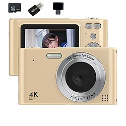 Appareil Photo Numérique VURAHOME C15 1080P Zoom 16X Écran 2,4" 32Go Or