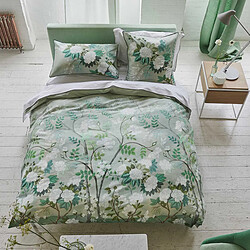 Designers Guild Housse de couette imprimée en satin de coton, FLEUR ORIENTALE