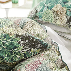 Avis Designers Guild Housse de couette imprimée en satin de coton, MADHYA