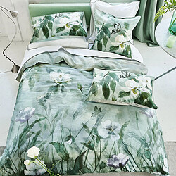 Designers Guild Housse de couette imprimée en satin de coton, KIYOSUMI