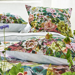 Avis Designers Guild Housse de couette imprimée en satin de coton, GRANDIFLORA