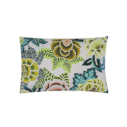 Designers Guild Taie d'oreiller imprimée en percale de coton, ROSE DE DAMAS